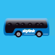 skylink flies in to Coalville and Shepshed